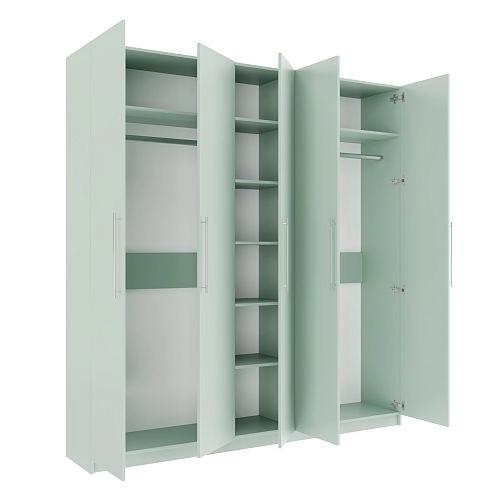 Шкаф распашной Калифорния-5 Пастельный Зеленый - фото 2