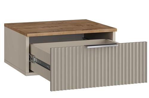 Тумба прикроватная подвесная Салерно 1 Кашемир - фото 3