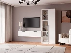 Лорена Пакс ТВ-стенка 10 Белый