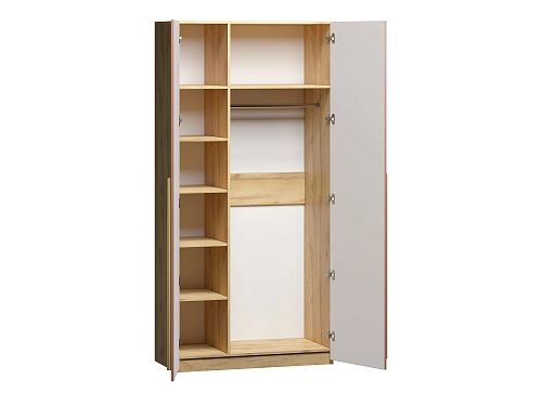 Шкаф распашной Микос МДФ-2 Шарли терракота - фото 3