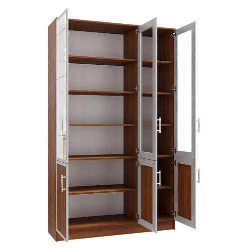 Книжный шкаф Альма-15 Орех Экко - фото 4