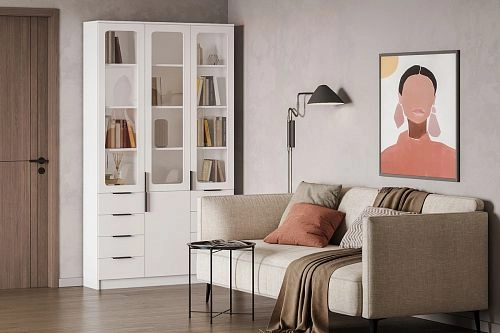 Шкаф для книг Модена 3.6 - фото 1