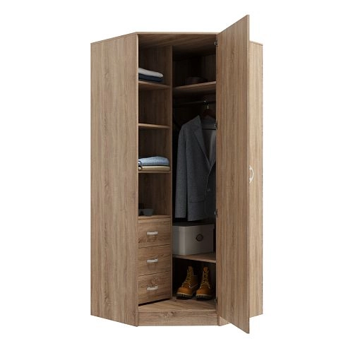 Шкаф угловой Алиса-2 Дуб Сонома - фото 2