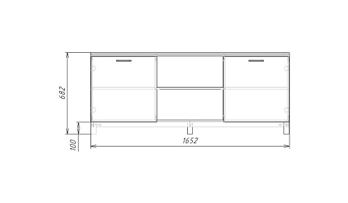 ТВ тумба Техас-1 МДФ - фото 4