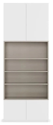 Стеллаж Олли-4 Кобальт Серый - фото 3