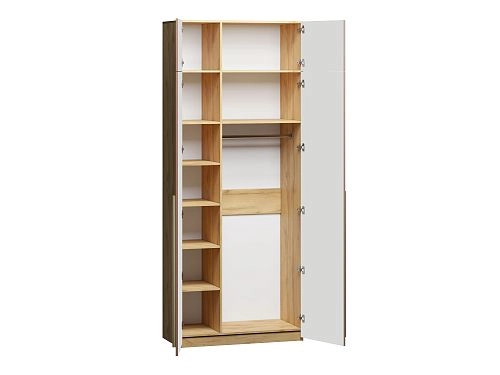 Шкаф распашной с антресолью Микос МДФ-2 Шарли терракота - фото 3