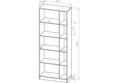 Стеллаж Сокол-25 - фото 2