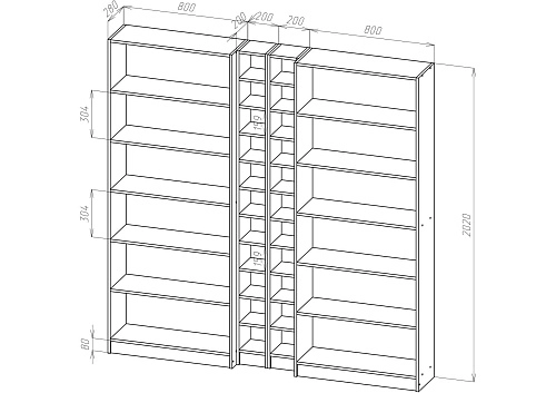 Стеллаж Билли-1 - фото 3