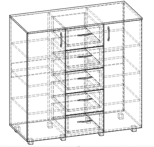 Комод Нюанс-2 - фото 2
