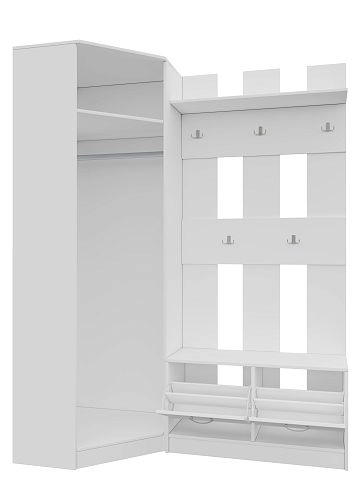 Прихожая Ольга-10 Белый - фото 4