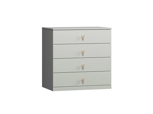 Комод Банни-4 Светло-Серый - фото 2