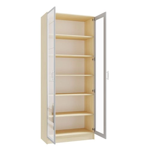 Книжный шкаф Альма-7 Дуб Молочный - фото 2