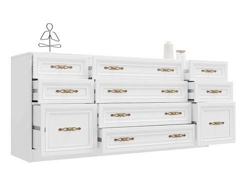 Комод Карлос-060 Белый - фото 4