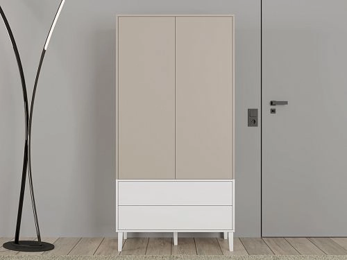 Шкаф распашной Скарлет-12 Белый - фото 1