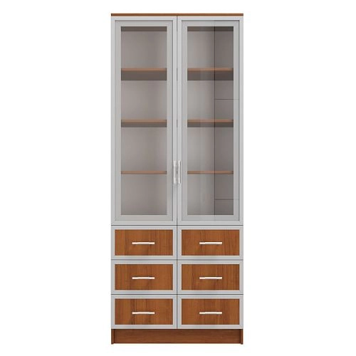 Книжный шкаф Альма-11 Орех Экко - фото 4