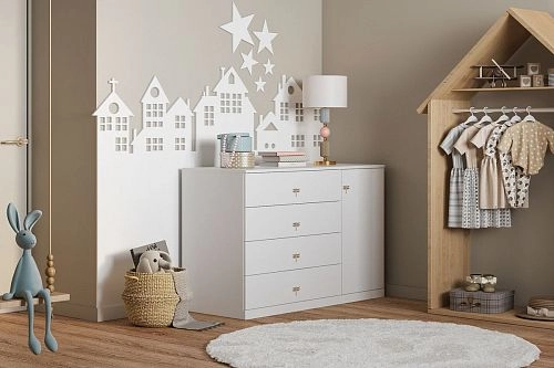 Комод Стрекоза Mini-2 Белый - фото 1