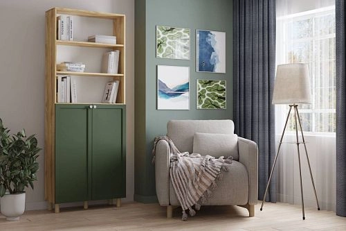 Стеллаж Билли Айден 23 Шарли Green - фото 1