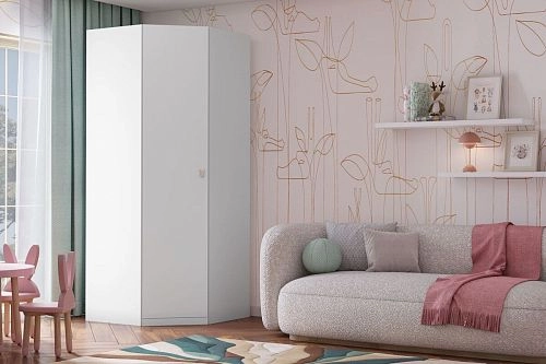 Шкаф угловой Скарабей Белый - фото 7