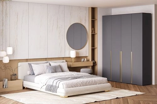 Шкаф распашной Эдинбург-4 Графит - фото 1