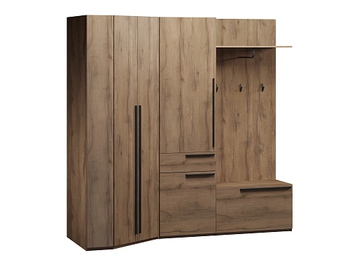 Прихожая Лорена Пакс-3 Дуб Табачный - фото 2