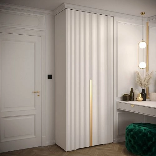 Шкаф распашной Мидл-1 Белый - фото 1