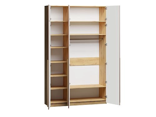 Шкаф распашной с антресолью Микос МДФ-3 Шарли терракота - фото 3