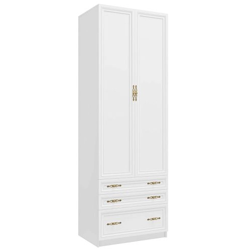 Шкаф распашной Карлос-033 Белый - фото 2