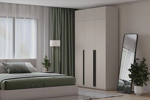 Шкаф распашной Лорена Пакс-3 с антресолью Кашемир - фото 1