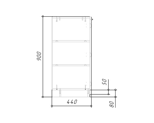 Тумба Лорена Пакс-1 Дуб Табачный - фото 6