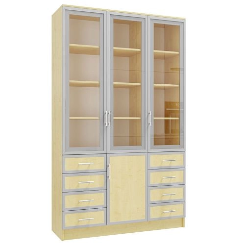 Книжный шкаф Альма-21 Клён - фото 3