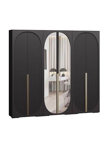 Шкаф распашной Брей-3.1 Черный - фото 2