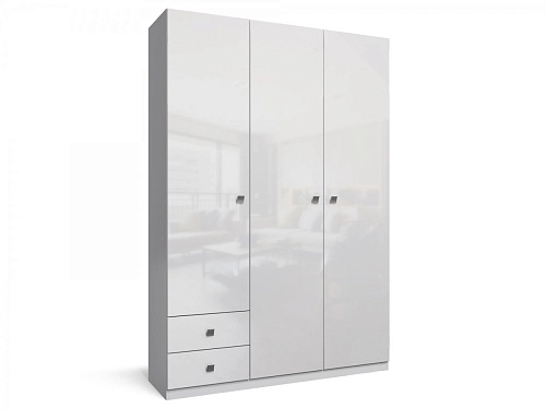 Шкаф распашной Тренд-9 Белый - фото 1