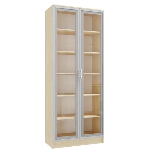 Книжный шкаф Альма-7 Дуб Молочный - фото 3