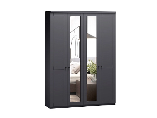 Шкаф распашной София РАХ-5 МДФ Графит - фото 2