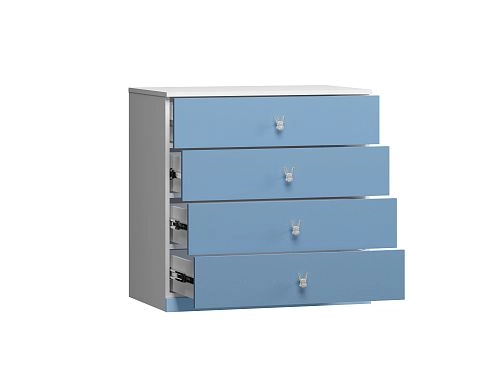 Комод Банни-4 Пастельно-Синий - фото 5