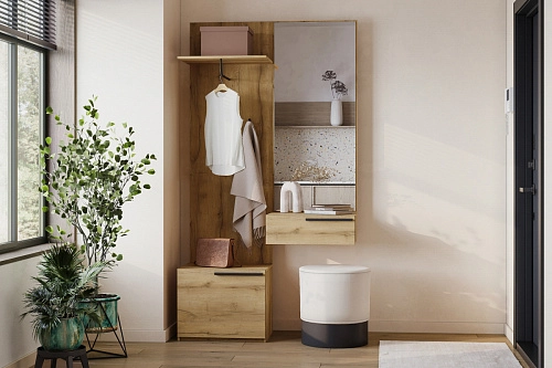 Прихожая Лорена Пакс-1 Дуб Золотистый - фото 1