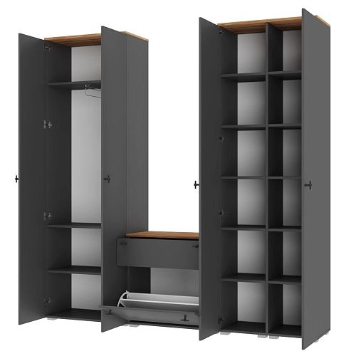 Прихожая Квели 10 Графит - фото 4