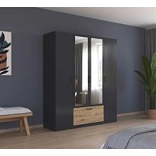 Бари-2 Черный / Дуб Бунратти