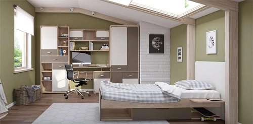 Стенка детская Гарвард-2 МДФ - фото 1