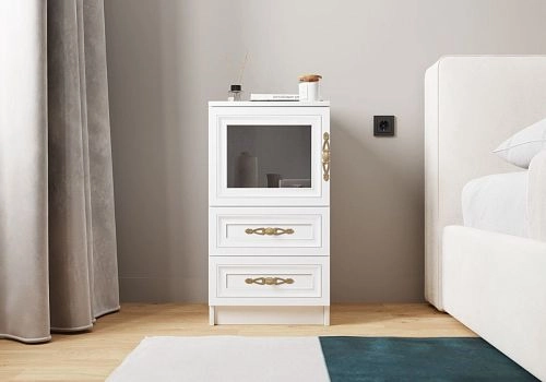 Тумба прикроватная Карлос-014 Белый - фото 1
