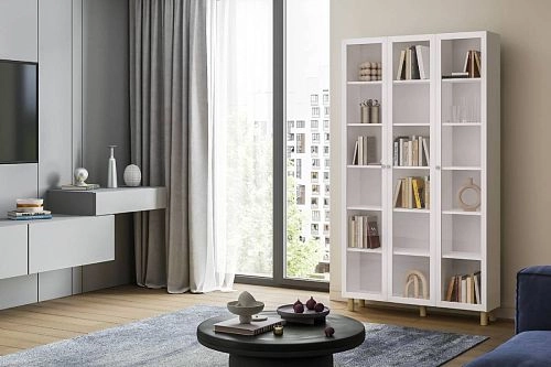 Шкаф для книг Билли Сканди-11 - фото 1