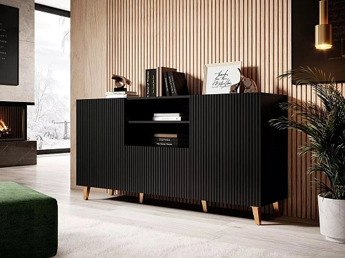 Комод Крит-1 Черный - фото 1