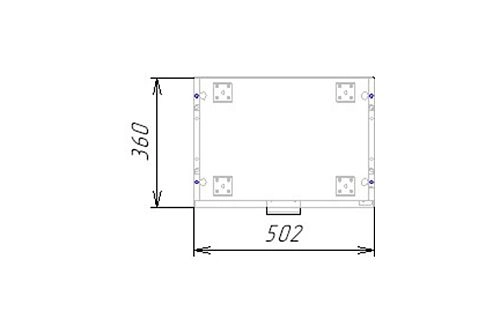 Стеллаж Тоди-1 Черный - фото 6