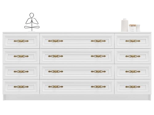 Комод Карлос-069 Белый - фото 2