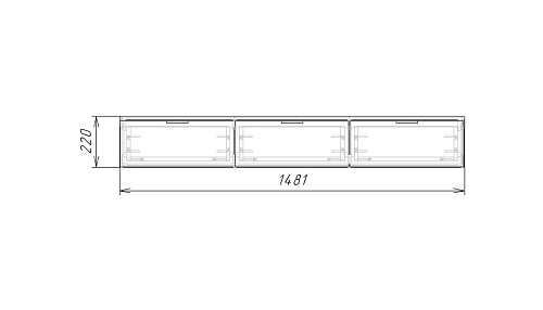 ТВ тумба Салерно 3 Графит - фото 5