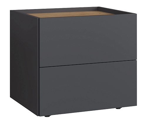 Тумба прикроватная Сия-2 Графит - фото 1