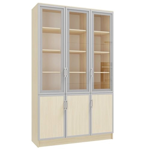 Книжный шкаф Альма-15 Дуб Молочный - фото 3