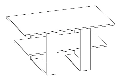 Журнальный стол Лабиринт-3 СЖ.021.1000-00 - фото 2