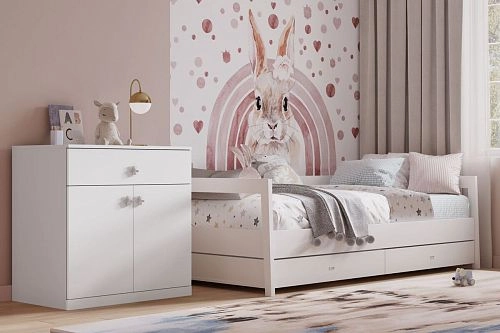 Комод Скарабей-1 Белый - фото 1