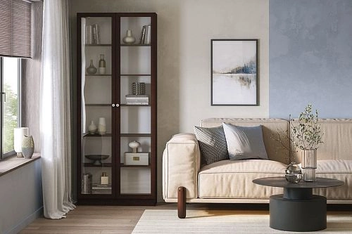 Шкаф для книг Билли-20 Венге Цаво - фото 1